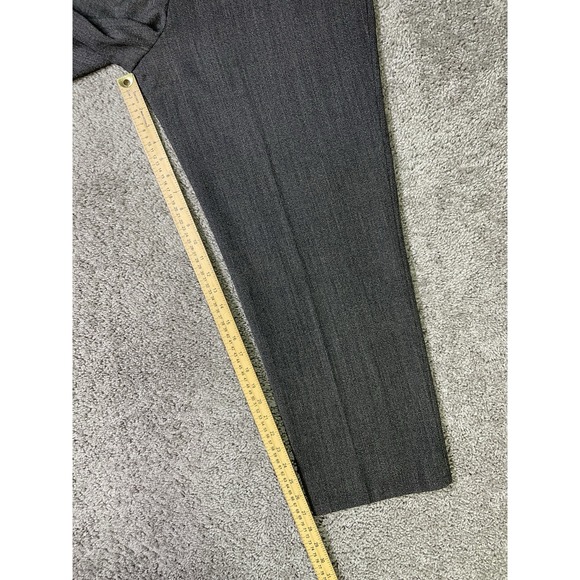 Lanvin Paris Men's Cotton Pants Dark Gray Size 34x27 wool Made in Italy - Picture 13 of 14